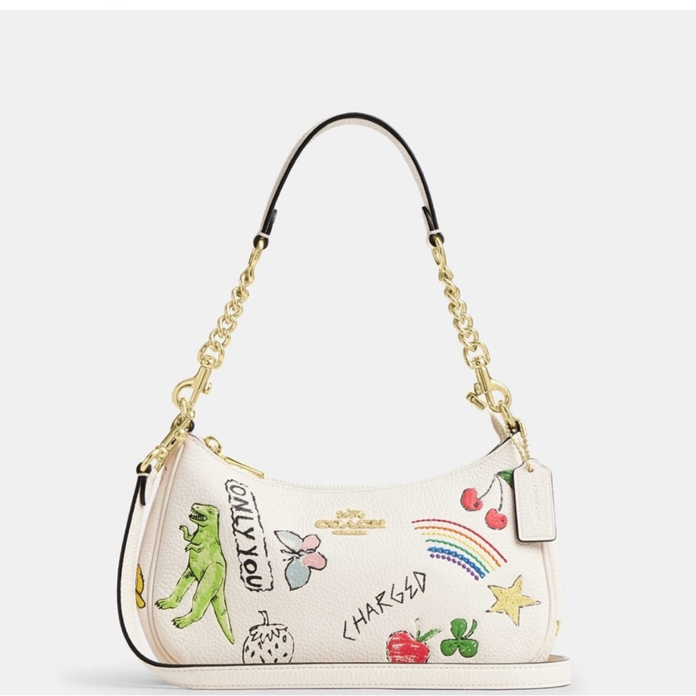 Coach Teri Sketch Printed Shoulder Bag